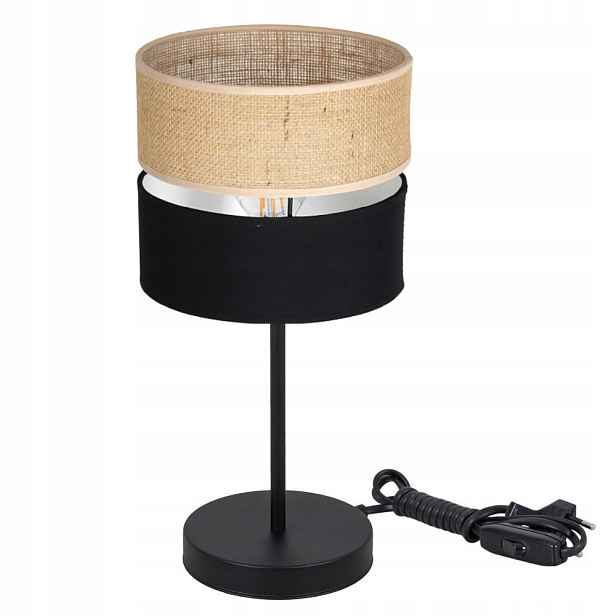 Noční Lampa Stolní Jutová Juta