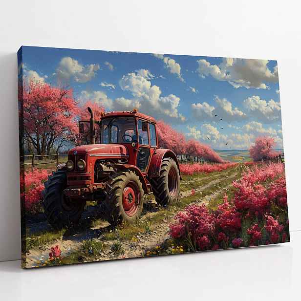 Obraz na plátně Jarní den na Polské venkově do domu kuchyňského pokoje 80x60