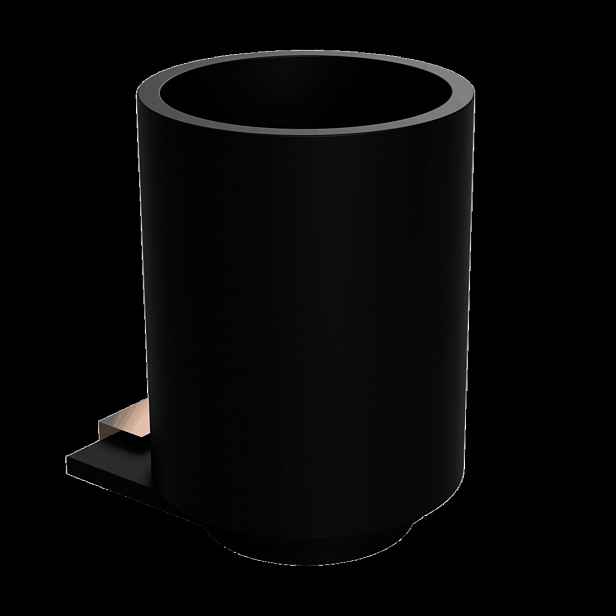 Držák kartáčků Bemeta GALLA černá, coffee-gold 108110010