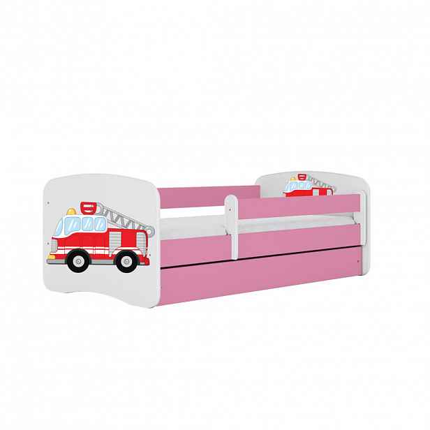 RAUMHIRSCH FURNITURE DĚTSKÁ POSTEL Hasičské auto se zásuvkou 160/80 90/61/164