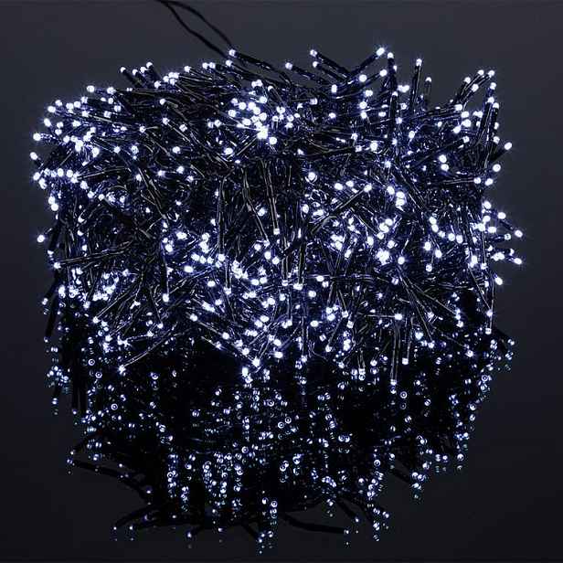 Světelný řetěz vnitřní / venkovní studená bílá 1512 LED