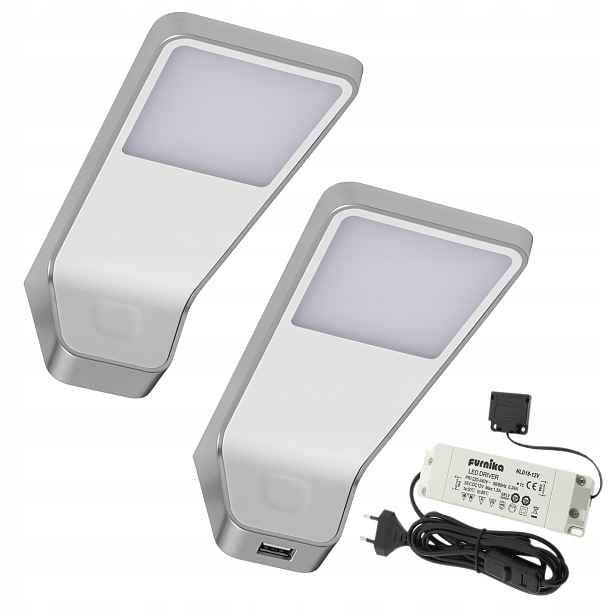 2x Led lampa 2W osvětlení kuchyně nad pracovní deskou Lena