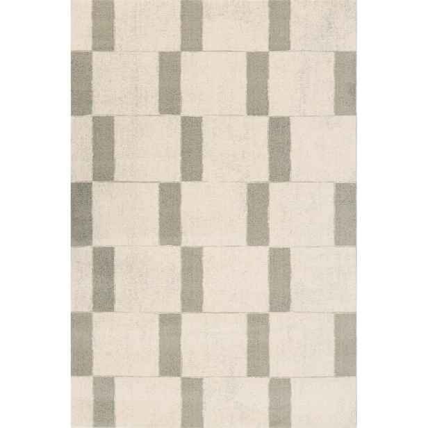 Béžový vlněný koberec 133x190 cm Agnus Pavement – Agnella