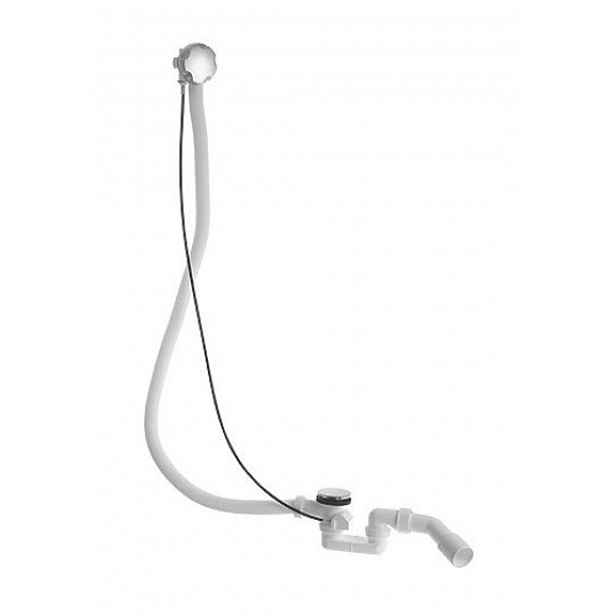 Duravit - Odtoková a přepadová souprava, bovden, chrom 790227000001000