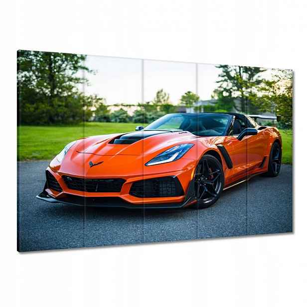 Obrazy 100x70 Oranžové auto