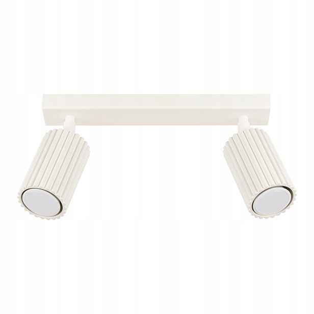 Sollux Stropní svítidlo Karbon 30 cm béžová GU10 2x10W nastavitelná