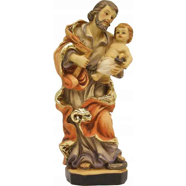Figurka sv. Josefa Cieśla Pracovník Řemeslník s Ježíškem – 19,0 cm