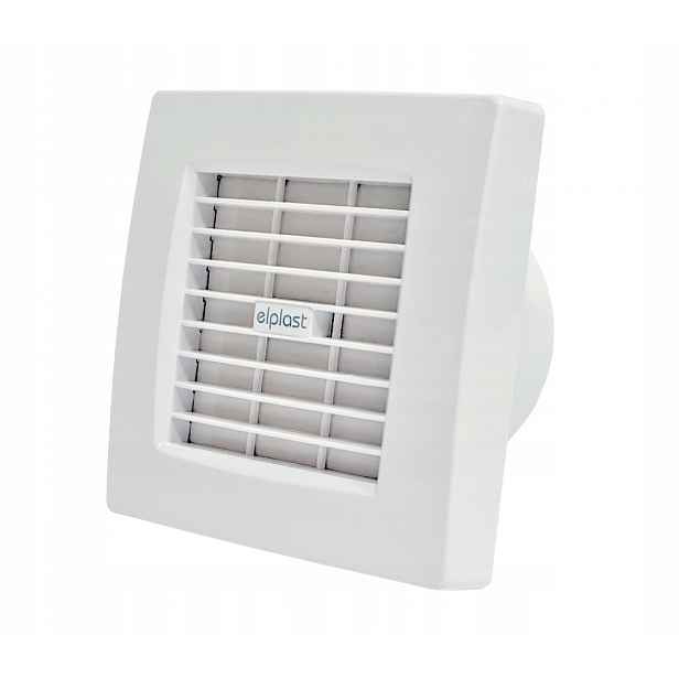 Nástěnný koupelnový ventilátor automat Žaluzie Elplast Atol 100 Ab 100 m3/h