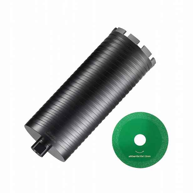 Diamantová vrtačka 108 mm pro betonu, mokrá, suchá, laserová, s dálkovým ovládáním