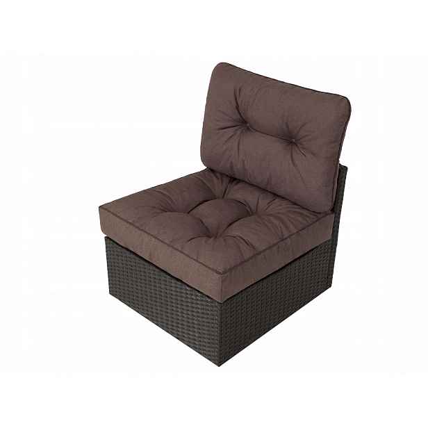 Polštář na křeslo Lehátko typu technorattan 70x70x42