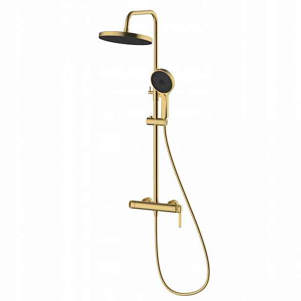Dešťová sprcha s baterií Aurevo Avapax Brushed Gold, ADAU621221