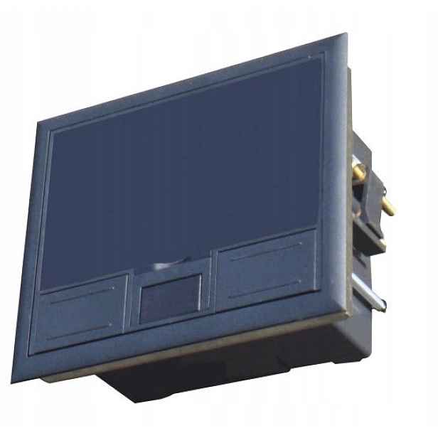 Podlahové pouzdro pro zásuvkové moduly Orno OR-GP-9201/P, tm. šedá