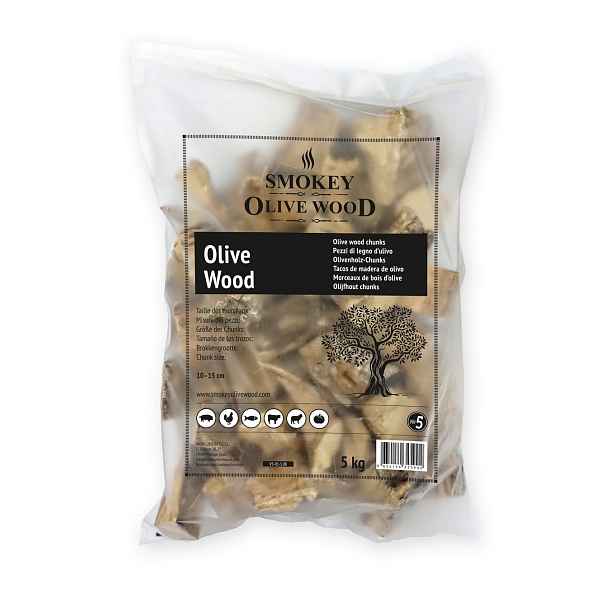 Smokey Olive Wood Špalíky k zauzování ze dřeva olivovníku Hmotnost: 5 kg
