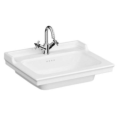 Umyvadlo Vitra Ricordi 65x53 cm otvor pro baterii uprostřed 7801-003-0001