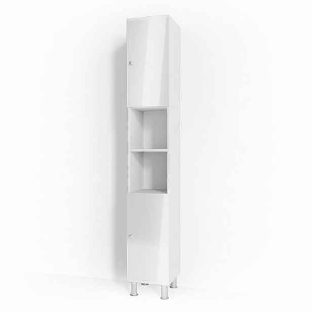 Vicco KOUPELNOVÁ SKŘÍŇKA Fynn Bílá vysoký lesk 30 x 190 cm