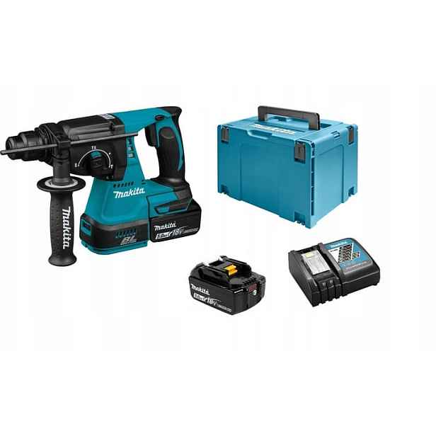 Makita DHR242RTJ Sds-plus Aku Příklepová Vrtačka 18V 2x5Ah