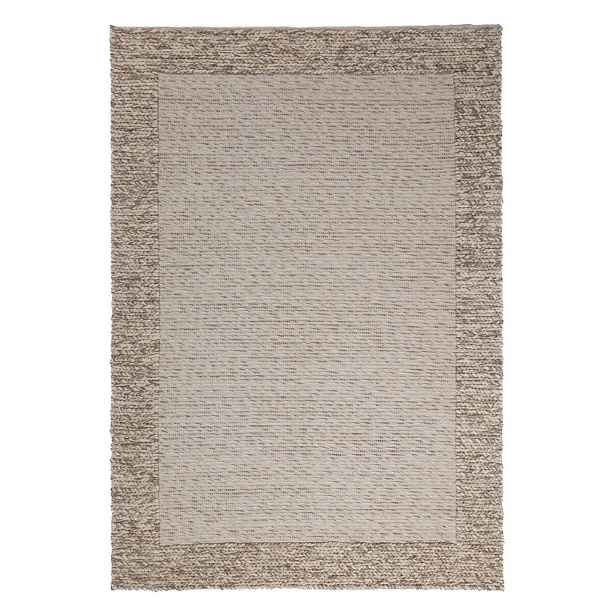 Ručně tkaný koberec s příměsí vlny v přírodní barvě 120x170 cm Rue – Flair Rugs