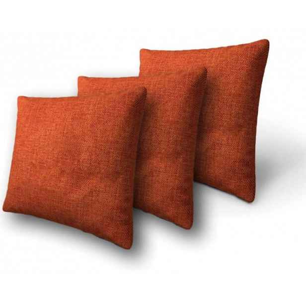 Set tří dekorativních polštářů ZANE - cihlový