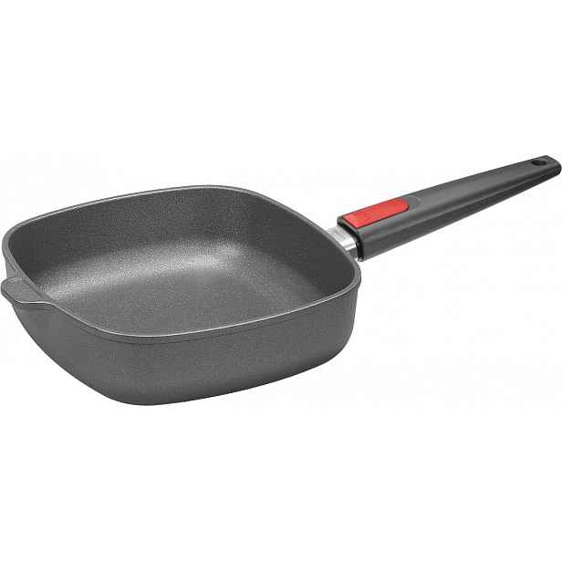 WOLL Nowo Titanium čtvercová pánev s odnímatelnou rukojetí, 24 x 24 cm