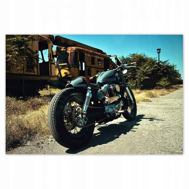 Plakáty 185x125 Klasický motocyklový motor