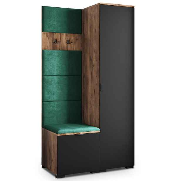MASSENO MODERNÍ PŘEDSÍŇOVÁ SESTAVA LORI, 95/181/51 cm, dub Lefkas