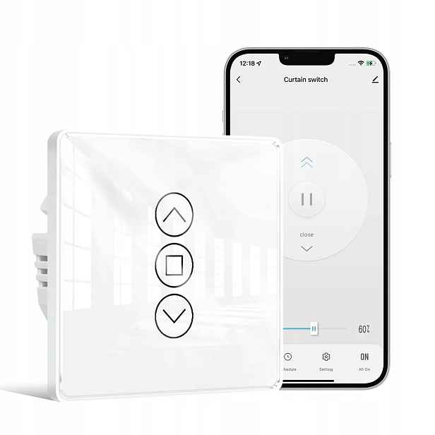 Roletový Přepínač inteligentní ovládání rolet RF433 WiFi