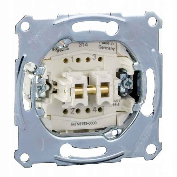 Schneider Electric mechanismus dvojitého tlačítka 10 A MTN3153-0000