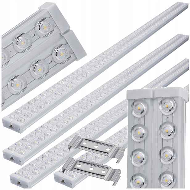 4x Led nástěnná lampa Stropní svítidlo 120 cm Garážová 72W 7200lm 4500K