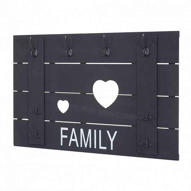 MCW NÁSTĚNNÁ SKŘÍŇ FAMILY SHABBY-LOOK Šedá