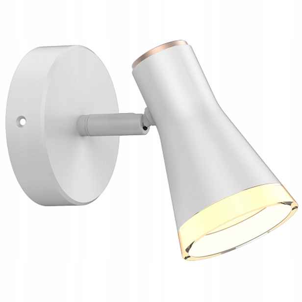 Nástěnné Led svítidlo reflektor bílé, moderní, teplé do ložnice Polux