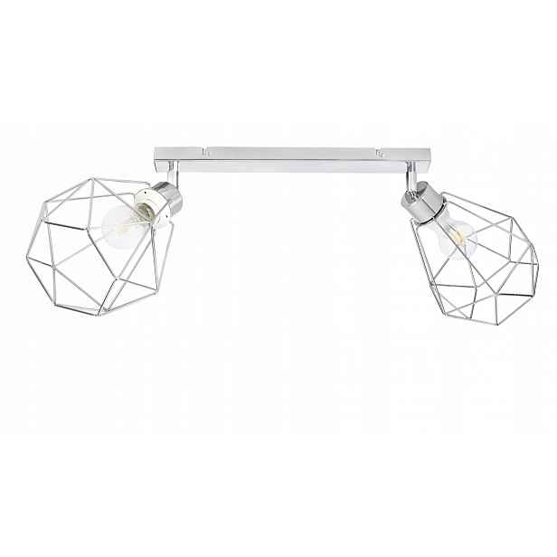 Lampa stropní svítidlo lustr pohyb loft drát diamant chrom