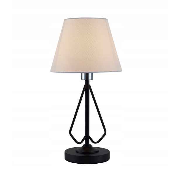 Candellux Stolní lampa Morley černo-béžová 1xE14 60W 26 cm