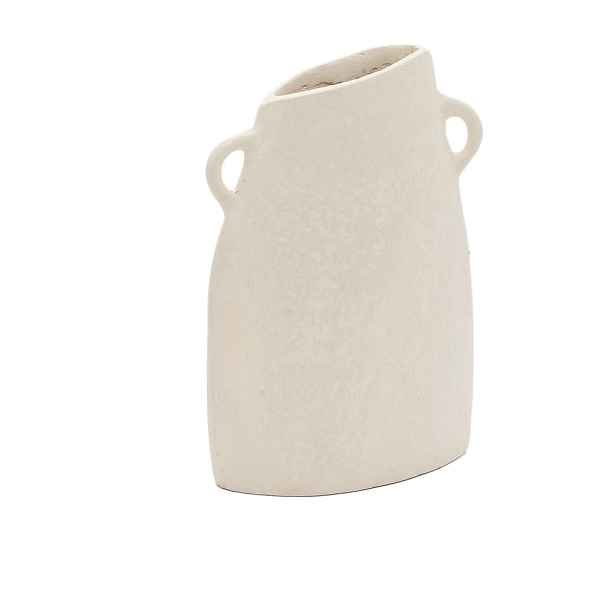 Krémová ručně vyrobená váza (výška 27 cm) Neti – Kave Home