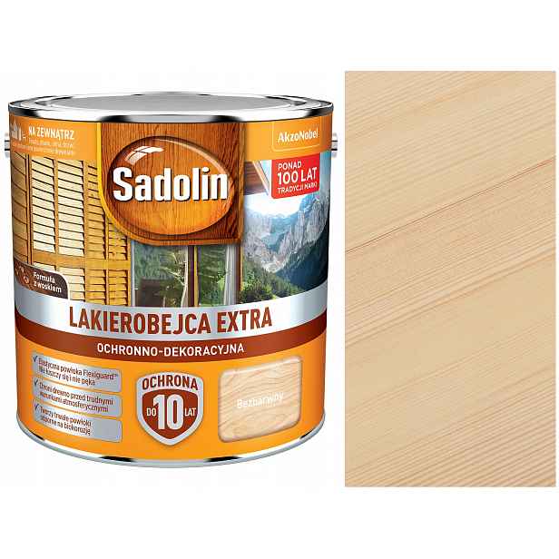 Sadolin Lak na dřevo Extra Bezbarvý 5L