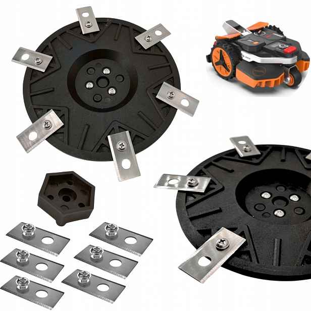 Štít Na 6 Čepelí Ocel Pro Worx Landroid Vision M600 (WR206E)