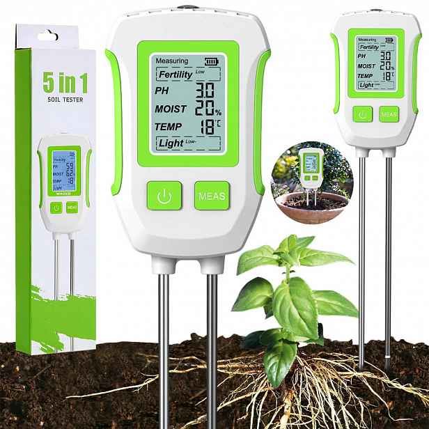 5V1 Půdní Acidometr Tester Ph Substrátu, Měřič Kyselosti Do Půdy