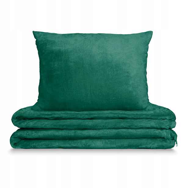 Povlečení z mikrovlákna Medvídek Cozy 160x200 zelené