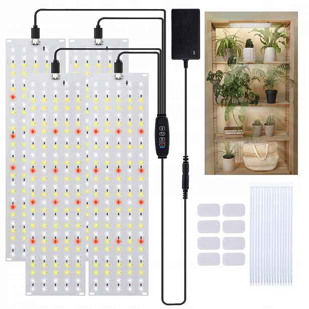 Full Spectrum Sluneční Světlo Lampa Pro Růst Pěstování Rostlin 30CM 4KS