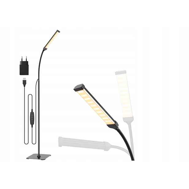 Stojací lampa, stmívatelná Led stojací lampa do obývacího pokoje