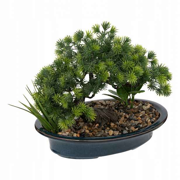 Umělá rostlina v květináči, bonsai, 25 cm