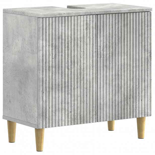 vidaXL Skříňka pod umyvadlo ARNHEM Betonově šedá 59,5 x 31,5 x 59 cm