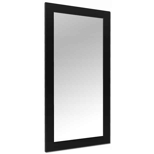 Zrcadlo v rámu 140x40 bílé wenge černé venge mix