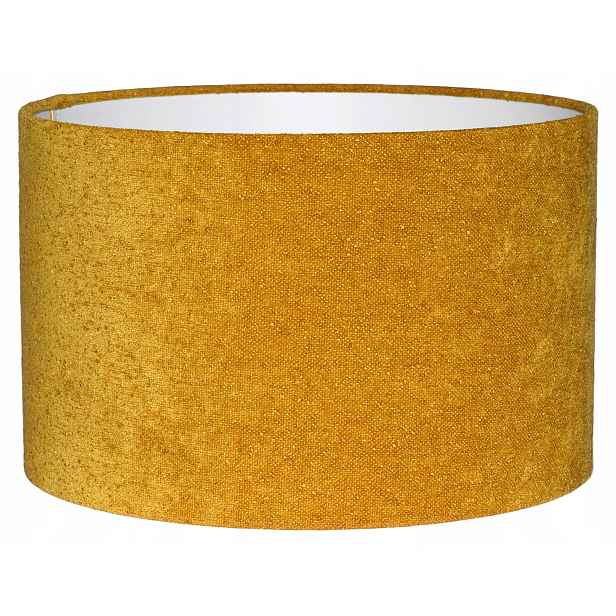 Stínidlo na stojací lampu Závěsný válec 30/20 cm E27 MEDOVÝ-Žlutý Boucle Venosa