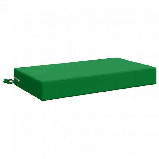 vidaXL Polštář na sedák SOEST 100% polyester Zelená 70 x 40 x 10 cm