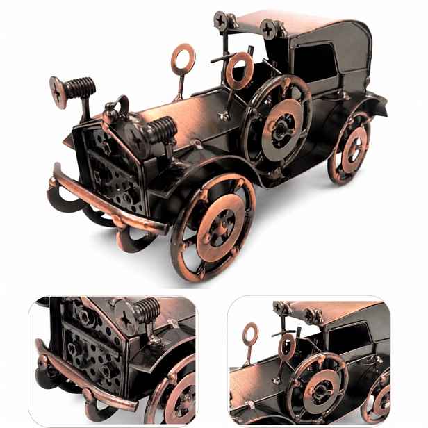 Kovový Model automobilu Retro Auto Dekorace Vintage