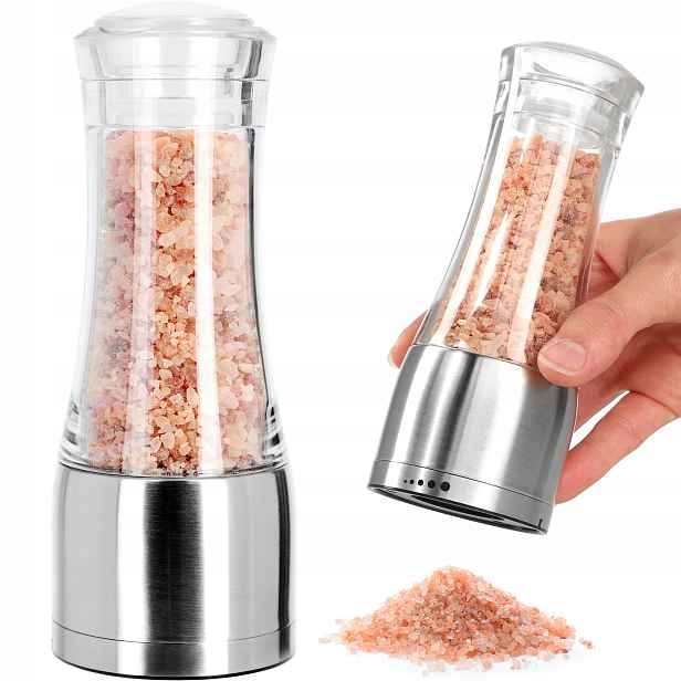 Mlýnek Na Pepř A Sůl Ruční Koření Kuchyňské Bylinky Velké Nastavení
