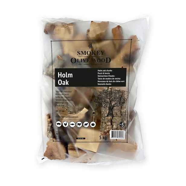 Smokey Olive Wood Špalíky k zauzování ze dřeva dubu cesmínového Hmotnost: 5 kg
