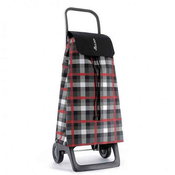 Taška na kolečkách ROLSER Jet Scottish Joy, šedé káro
