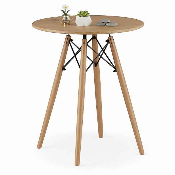 Kávový stůl Kulatý Skandinávský stolek Loft 60 cm do domu obývacího pokoje Kuchyně