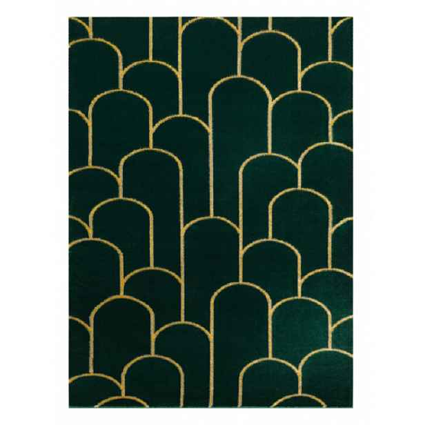 Kusový koberec Emerald 1021 green and gold, 140x190, zelená, kancelář, Dywany Łuszczów
